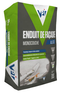 ENDUIT DE FACADE MONOCOUCHE BLANC 25 KG