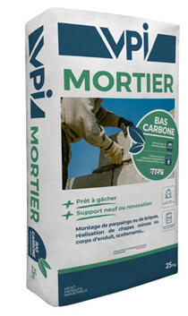 Mortier de réparation fibré VPI gris 25kg